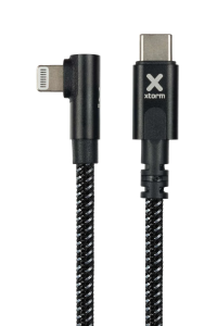 Xtorm Cable 90 Degree USB-C To Lightning 1.5M Original Black