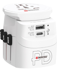 Skross Travel Adapter ProLight World Power Delivery AC 30W White