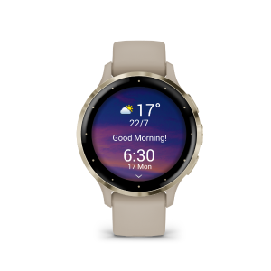 Garmin Venu 3S GPS + Wifi Smartwatch French Gray/Cream Gold