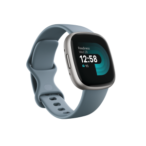 Fitbit Smartwatch Versa 4 Wearables Blue/Silver