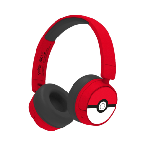 Pokémon Pokéball Logo Junior Bluetooth Headphones - Red