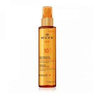 Tanning Oil for Face and Body Low Protection SPF 10