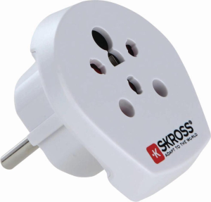 Skross Travel Plug World To UK (Single For Dispenser)