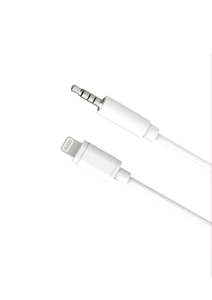 Mitone Lightning to audio cable White