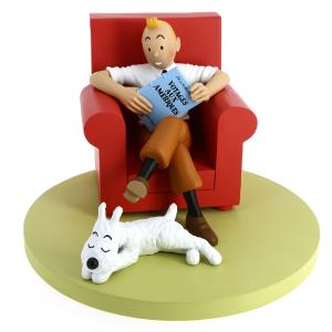 Résine Les icones Tintin fauteuil©