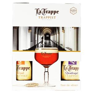 La Trappe Giftpack with Glass 4x33cl