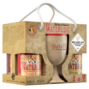 Waterloo Giftpack with Chalice 4x33cl