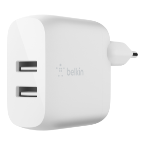 Belkin Wall Charger Dual USB-A 12W White