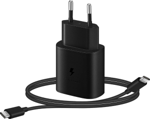 Samsung Power Adapter USB-C 15W + Cable USB-C 3A Black