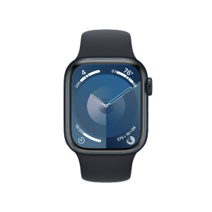 Apple Watch 9 GPS 41mm + Sport Band S Midnight