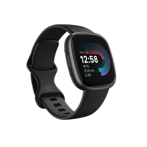 Fitbit Smartwatch Versa 4 Wearables Black/Black